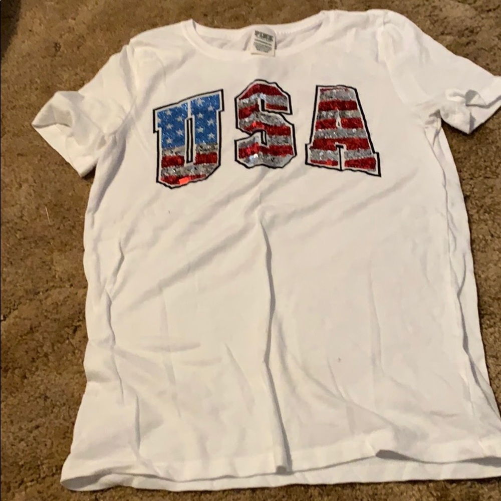 PINK 4th of july shirt